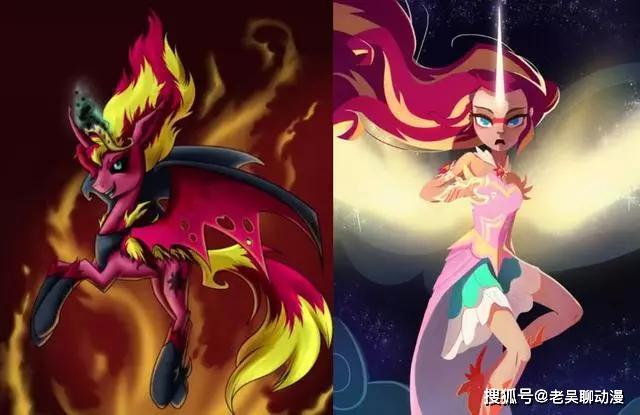 原创小马宝莉四位马儿变身神圣天使云宝造型炫酷柔柔温柔美丽