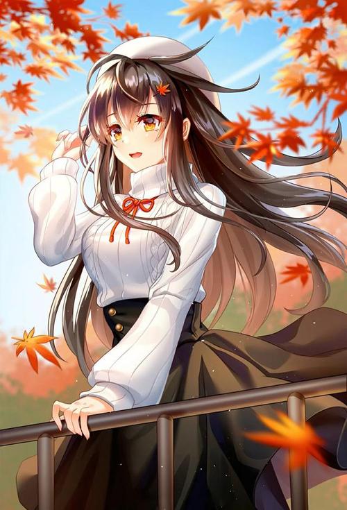 动漫二次元美女图片jk小姐姐高清壁纸