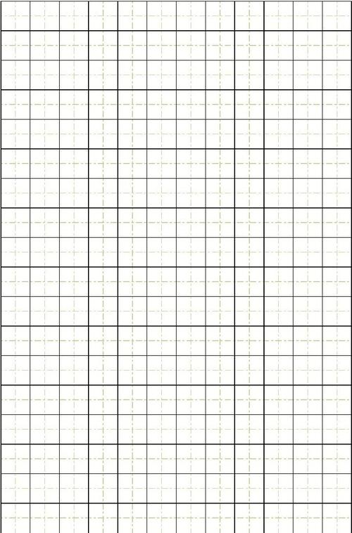 硬笔书法田子格空白纸