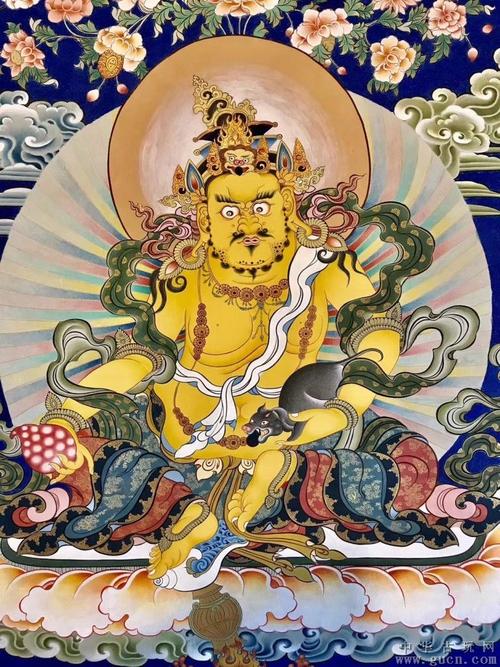 精品唐卡黄财神