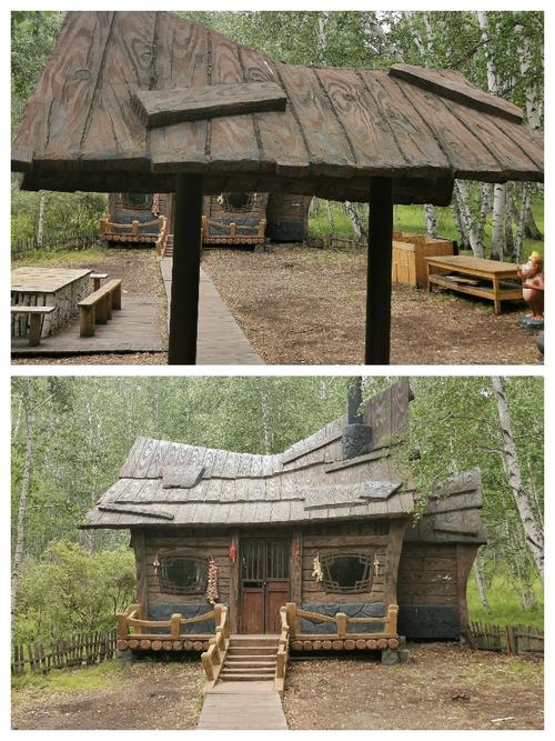 这个小木屋承载着所有我们儿时的回忆,光头强,熊大熊二是他们陪伴着