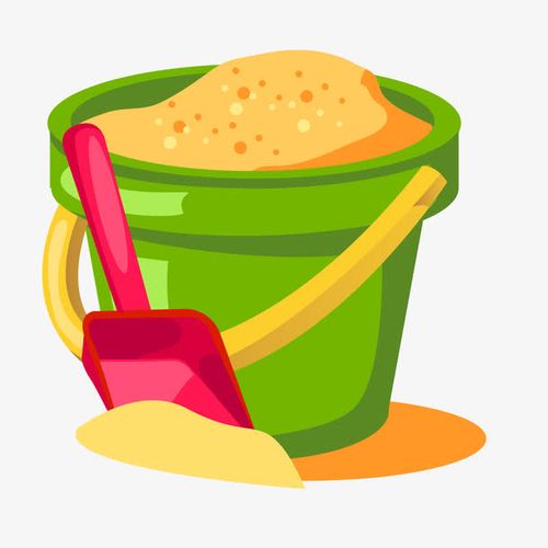 卡通玩沙子的玩具设计