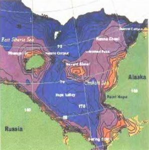 楚科奇海是北冰洋的边缘海,位于亚洲大陆东北部楚科奇半岛 和北美