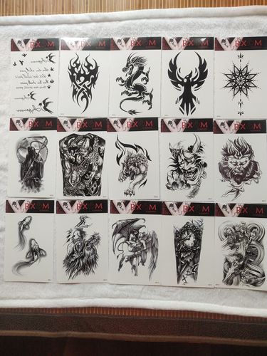 纹身贴半臂实拍