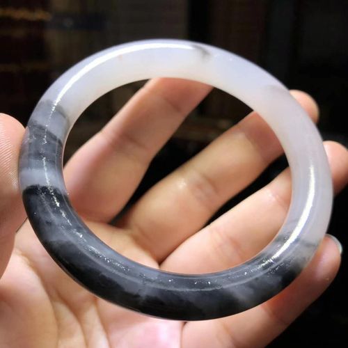 新疆天然玉石金丝玉戈壁青花地表料手镯