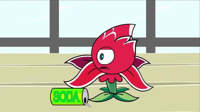 动漫植物大战僵尸:导向蓟和红针花的误会