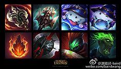 宇宙中唯一的霸主采集到游戏技能图标  采集 lol游戏艺术家:jem