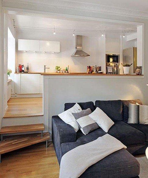 朗域装饰:墙洞与地台10图凹凸有致的心机室内设计