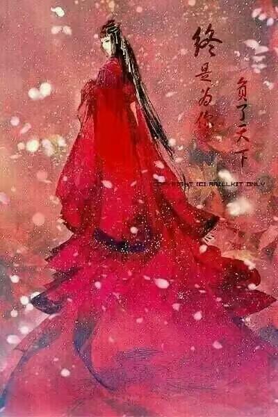 我想求一些漂亮的古风图片.红衣女子,凄惨,白发,持剑