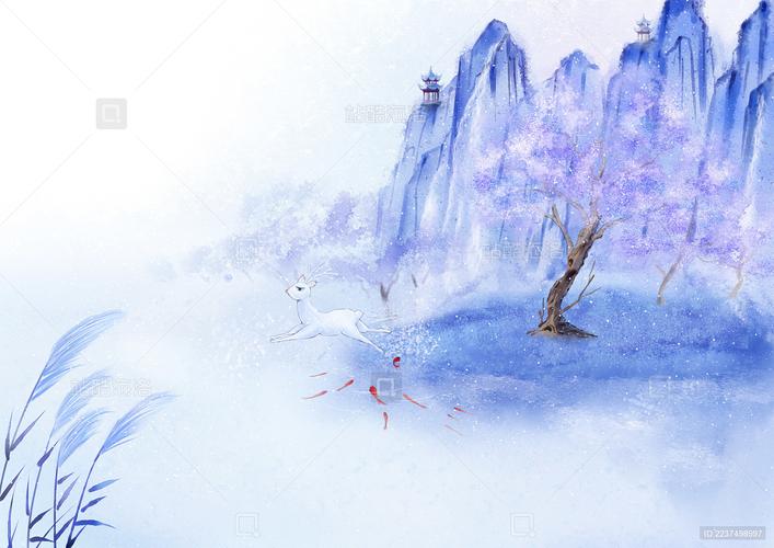 古风山水意境组图-桃花源