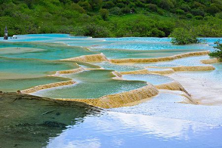 四川黄龙_图片大全_全景网