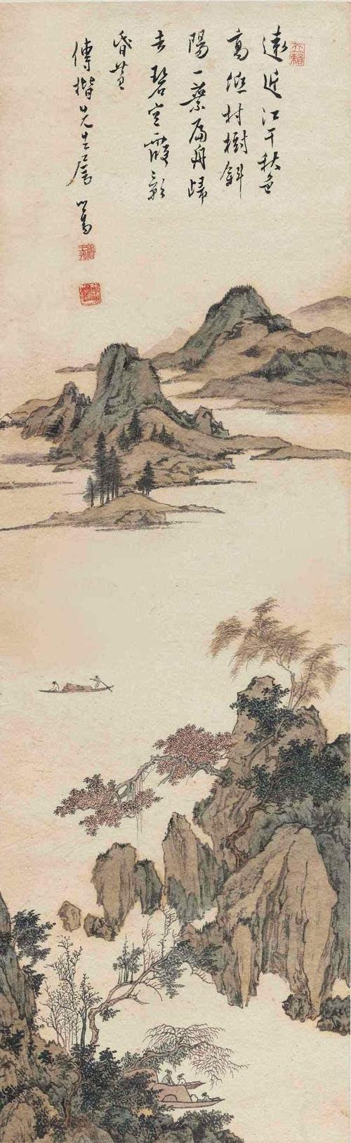 清末代皇亲绘画大师溥儒花鸟山水画精选作品