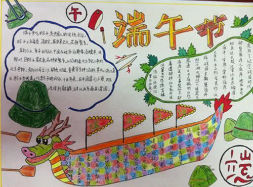 节日手抄报三年级最漂亮的手抄报端午节三年级最漂亮的手抄报端午节
