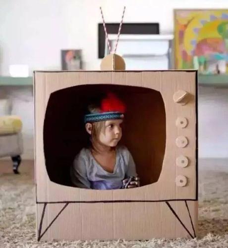 快递纸箱改造成几款纸箱感统手工玩具,太省钱了!(12)