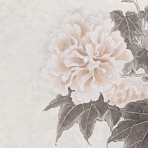 国画|芙蓉花_绘画_寻找小红书绘画大神_文化_绘画