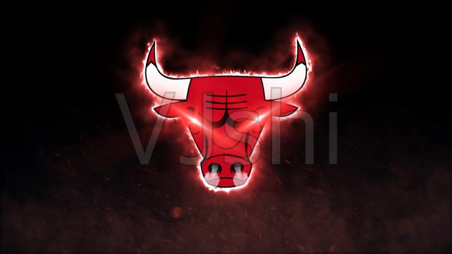 公牛队牛头喷气_1920x1080_高清视频素材下载(编号:)