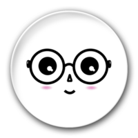 微信头像戴眼镜的小女孩