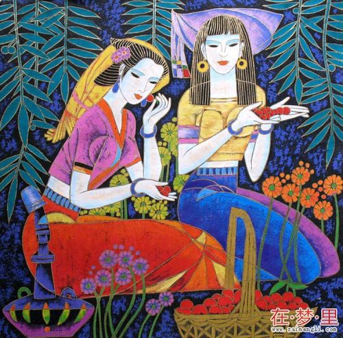 装饰人物画