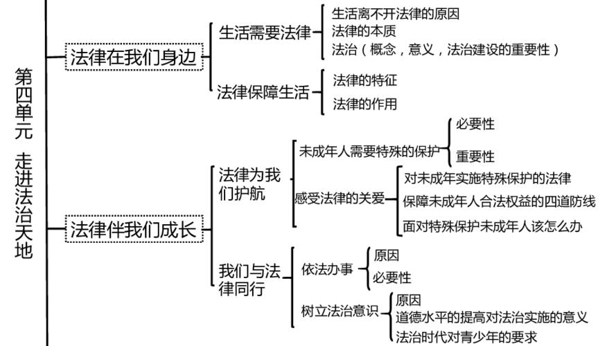 第四单元走进法治天地复习课件