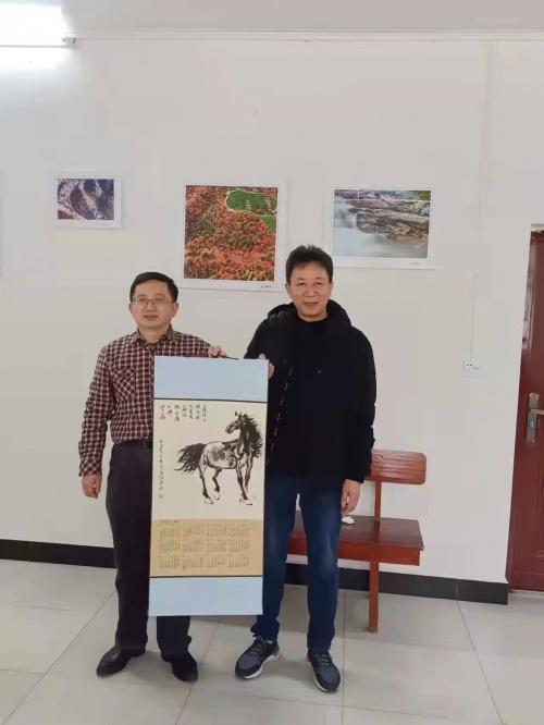 一一湖北天翼书画家协会书画家走进蕲春县大同乡金沟村