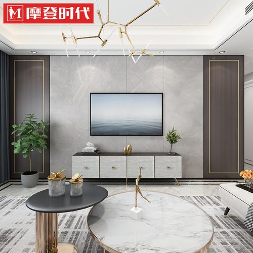 摩登时代 定制背景墙电视客厅卧室护墙板现代轻奢新中式风格装饰