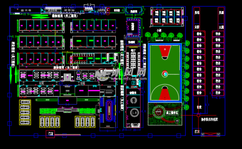 模型库 cad建筑图纸 给排水          工程类项目临时办公驻地的设计