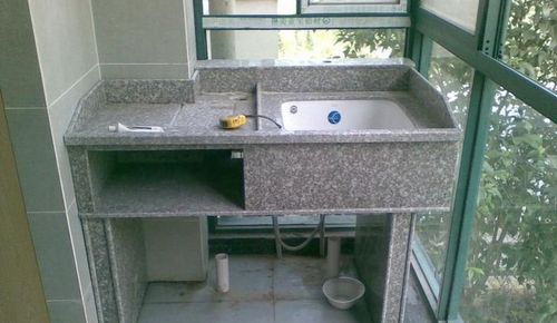 家居阳台洗衣池装修效果图