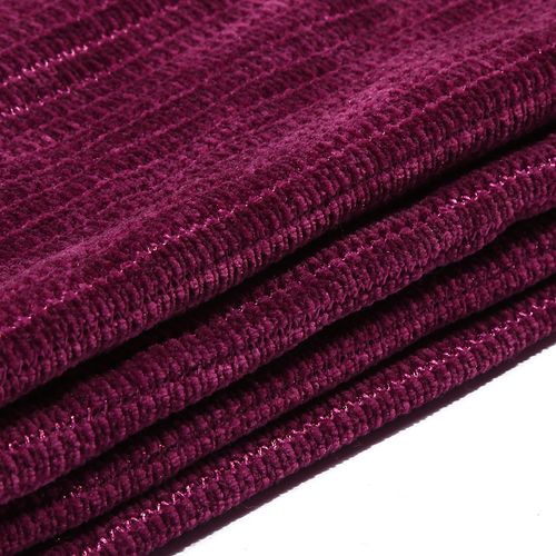 高品质面料纺织柔软触感平纹染色梭织雪尼尔面料为妇女服装