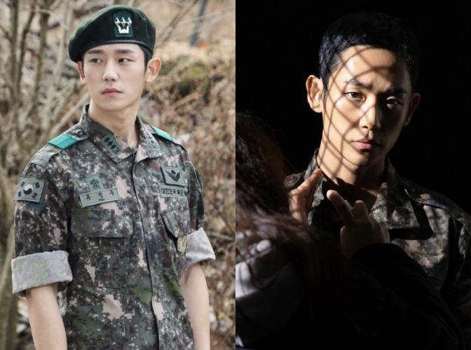 【韩网热议】丁海寅新剧军装照太a 6年前真军照韩网疯