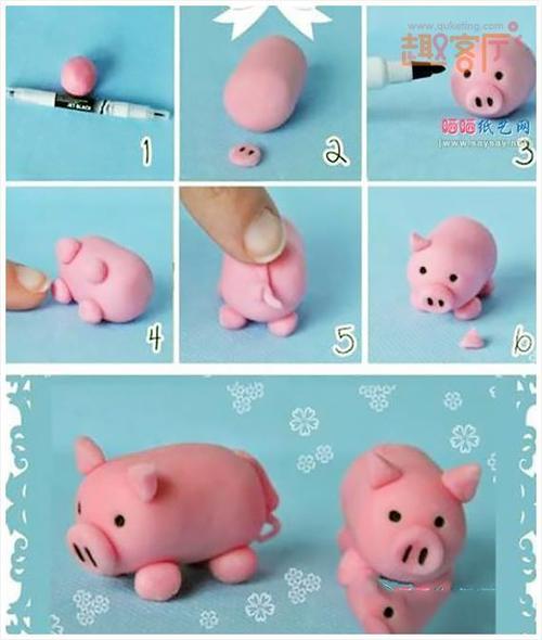 幼儿简单橡皮泥图片 小动物橡皮泥简单制作