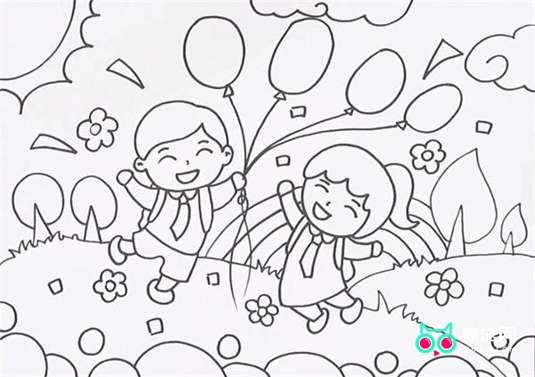 六一快乐儿童画