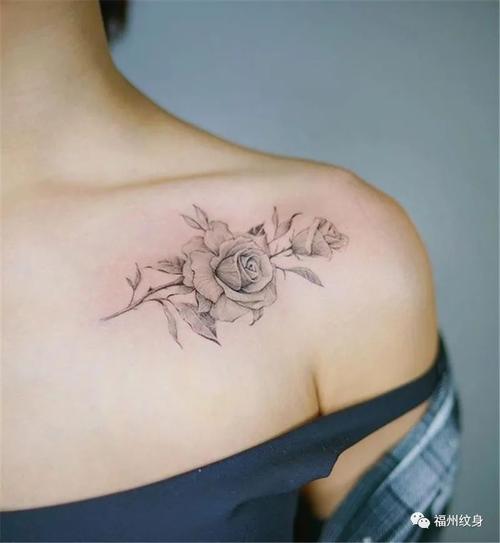 2020漂亮的锁骨纹身图案