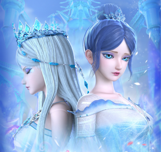 原创《叶罗丽冰莲花》今日开播,3d魔幻之门已开启,冰公主陪你过暑假