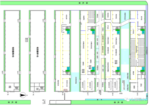 了解每个职能部门的分布,功能区域的划分,通道等,也可以在图上标上
