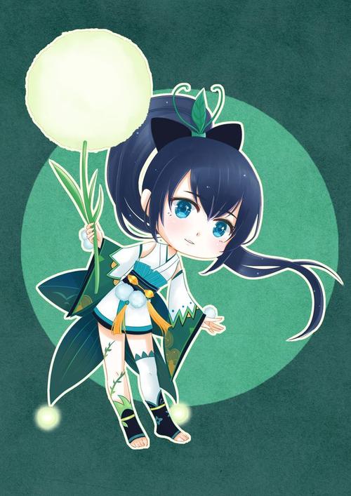 阴阳师手游 萤草 同人图 插画 壁纸 | 萤草