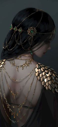 5k手机竖屏分辨率1080x2340鬼刀风铃北漠公主wlop插画