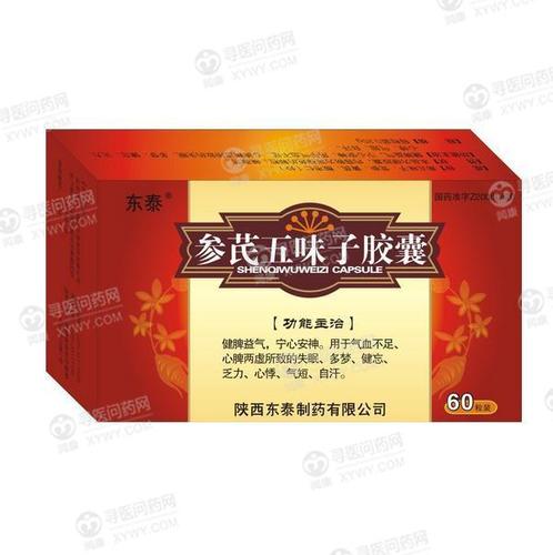 陕西东泰制药 参芪五味子胶囊