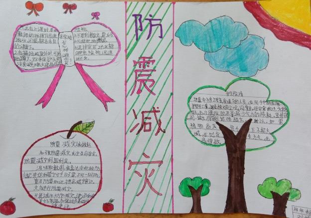 防灾减灾手抄报展