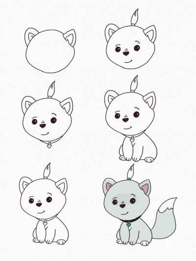 简笔画拟人动物