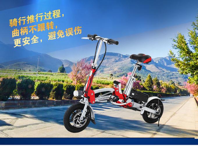 帕加迪正品折叠电动自行车新款 磁动车电动车锂电 力矩双碟刹