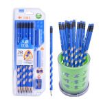 7mm按动式圆珠笔 得力圆珠笔