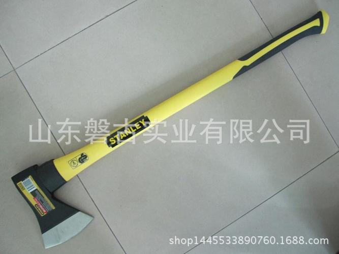 山东磐古劈柴大斧头 户外多用重型斧子 塑料柄锤斧 劈