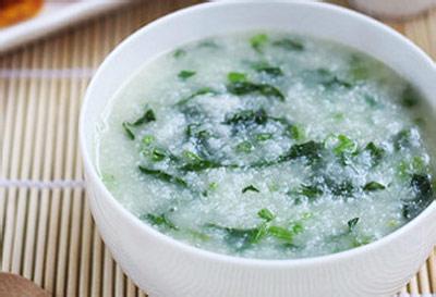 菠菜润燥粥