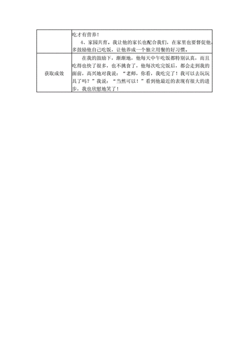 幼儿/小学教育 幼儿教育【三等奖观察记录】中班 《多多不再挑食了》