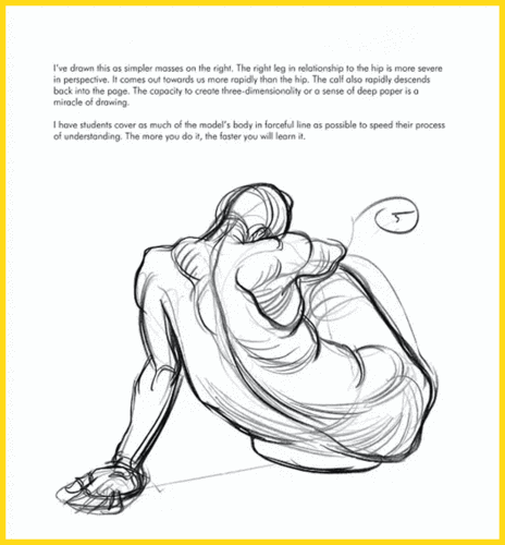 速写讲解丨画好动态速写你得先理解动态线