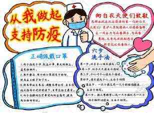 抗病毒小知识的手抄报 数学小知识手抄报