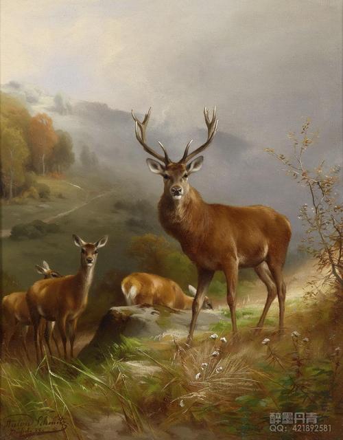 世界名画★动物题材绘画珍品(高清原作实拍大图片250幅)珍稀!