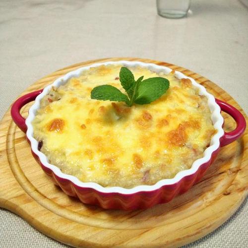 芝士黑椒土豆泥