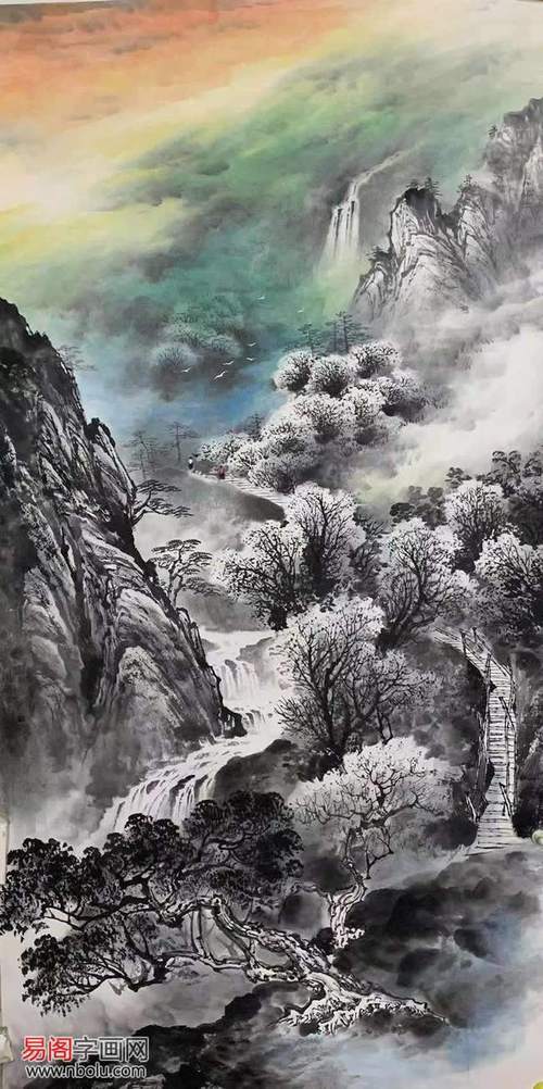 梁海波:师法自然,创造灵动彩墨山水|山水画|画家|写生_网易订阅