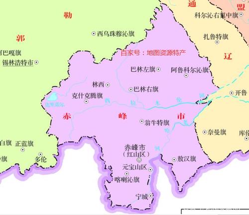 赤峰市地图